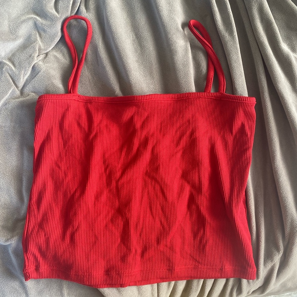 Brandy Melville Faye tank in red